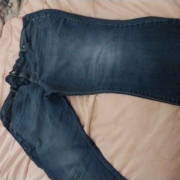 Set Of 2 Terra & Sky Women's High Rise Bootcut Jeans, 30” Inseam, Med Wa… - Picture 7 of 10